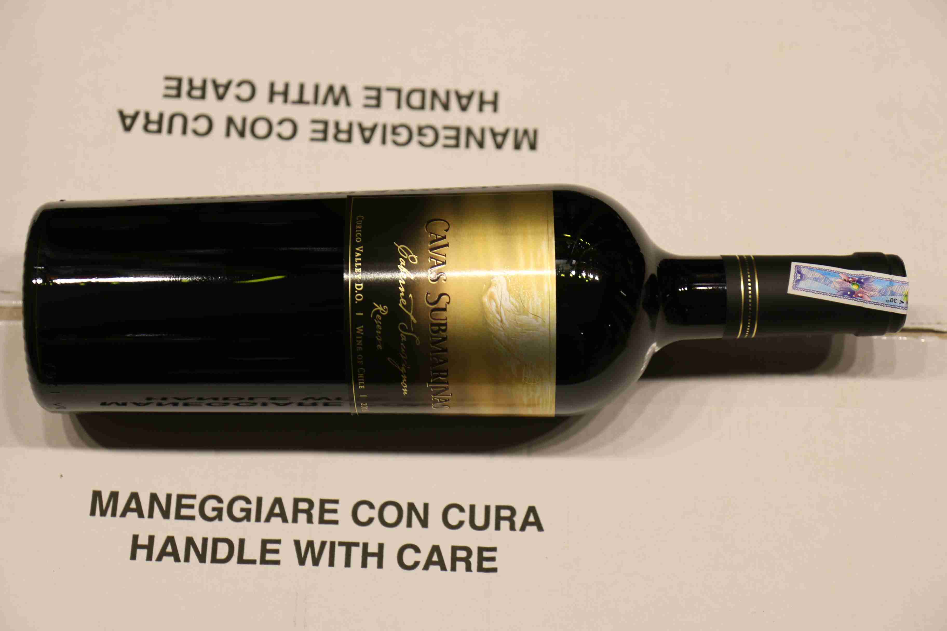 Rượu vang Chile Cavas Submarinas Reserve cabernet Sauvignon