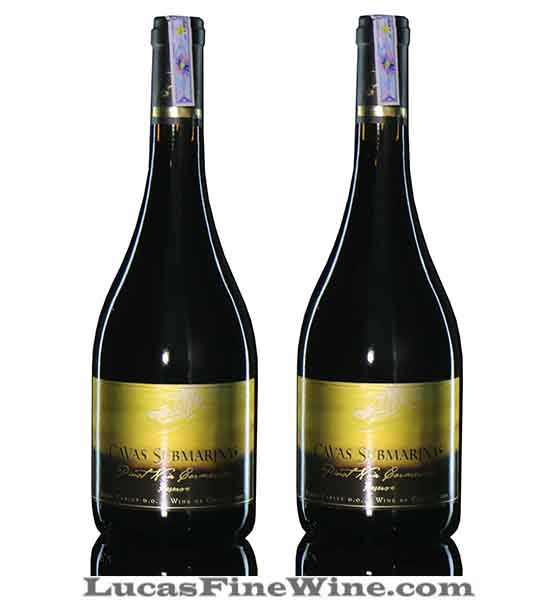 Rượu vang - Rượu vang Chile Cavas Submarinas Pinot Noir Carmenere reserve