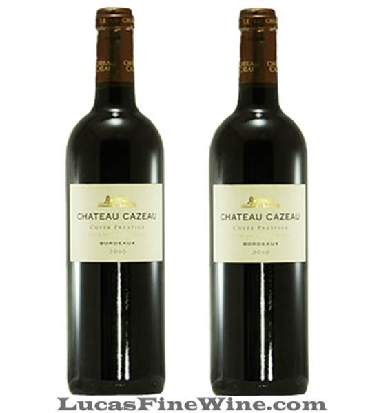 Rượu vang - Chateau Cazeau Cuvee Prestige - Rượu vang Pháp - 1