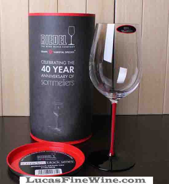 Ly rượu vang Riedel Sommelier Black Series Bordeaux 860ml