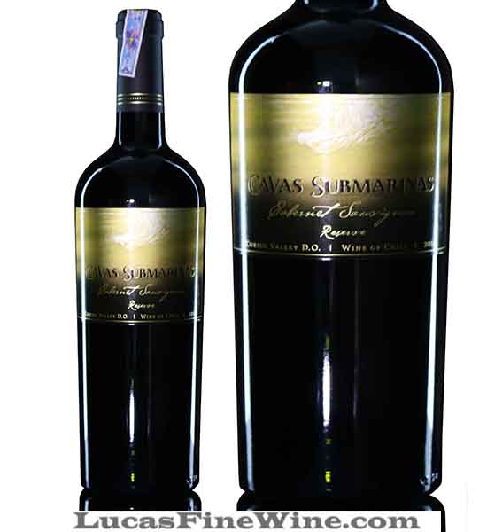 Rượu vang - Rượu vang Chile Cavas Submarinas Reserve cabernet Sauvignon - 1
