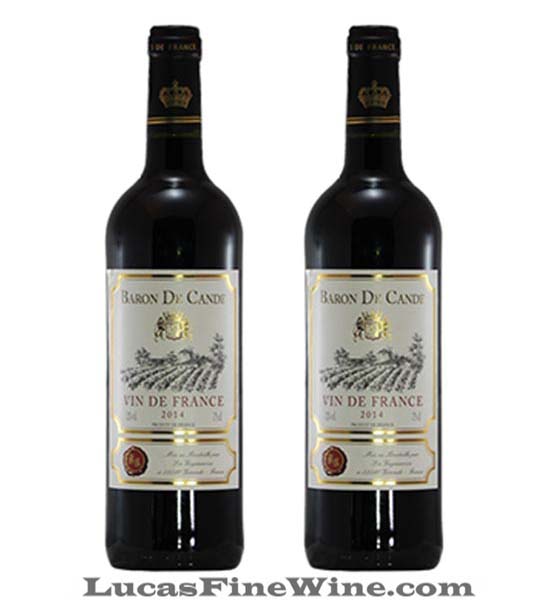 Rượu vang - Rượu vang Pháp - Baron De Cande Red - 1