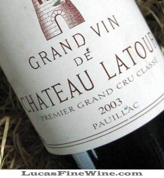 Rượu vang - Rượu vang Pháp thượng hạng Château Latour 2003 - 2