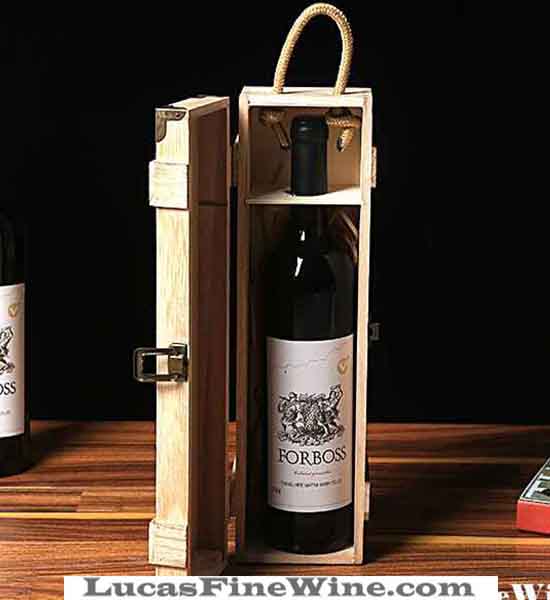Rượu vang - SET Hộp gỗ 01 chai Baron De Cande
