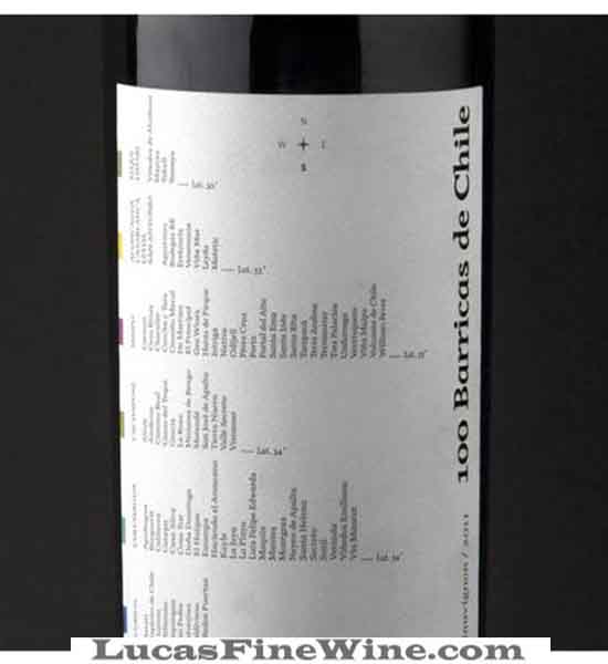 Rượu vang - Top Winemakers 100 Barricas - Rượu vang Chile - 1