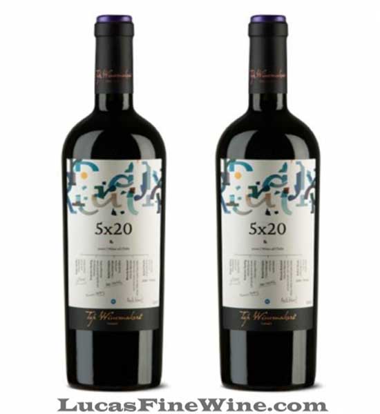 Rượu vang - Top WineMakers 5 x 20 Blend M - Rượu vang Chile - 2